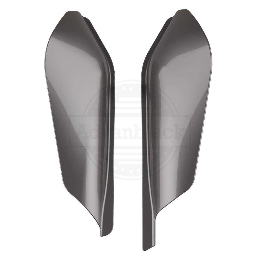 2009+ Harley Touring Motorcycle Heat Shields & Mid-Frame Air Deflectors - Billet Silver | Reduce Engine Heat for Comfortable Long Rides