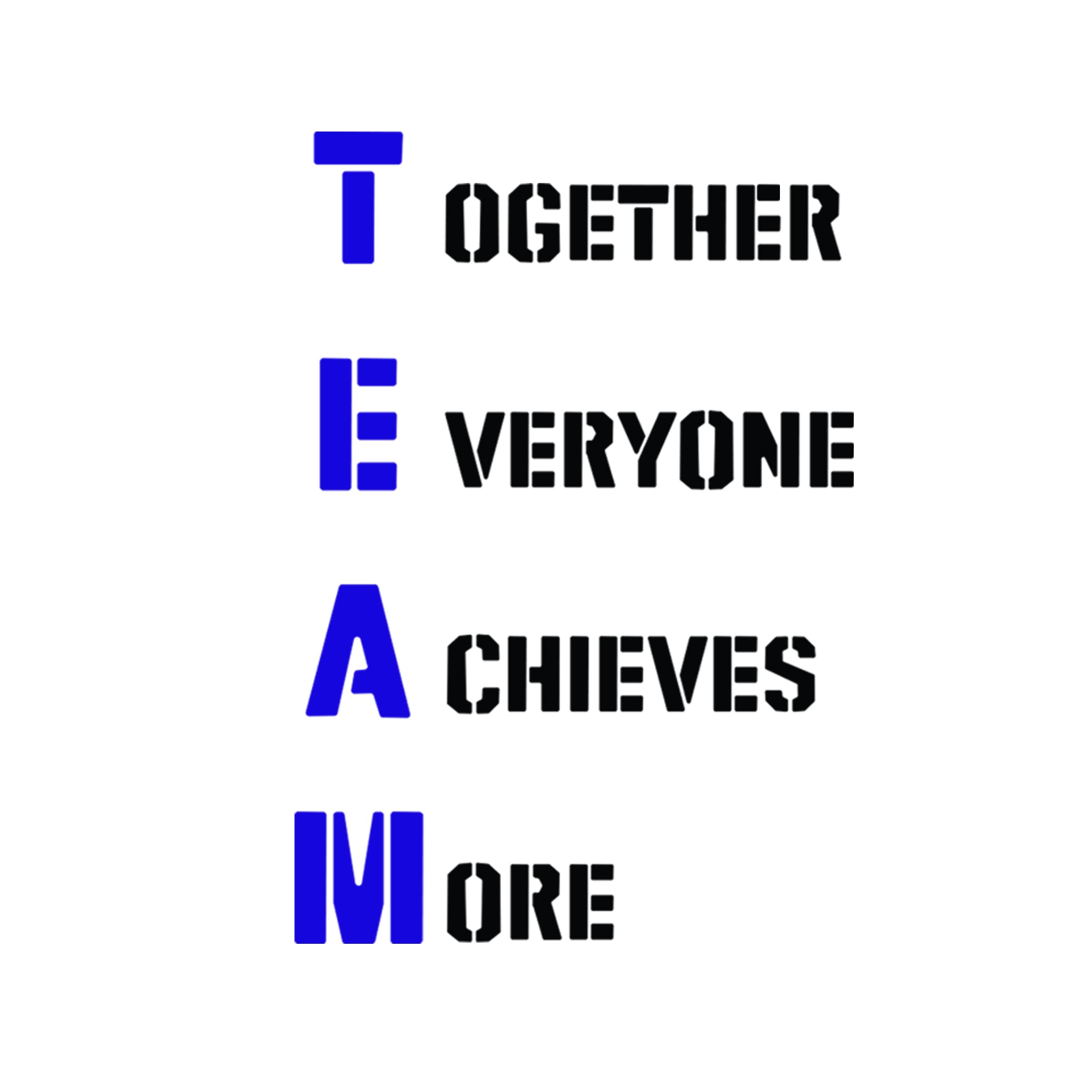 Team Motivational Office Wall Decals - Inspirational Vinyl Quotes for Meeting Rooms & Accounting Departments | Perfect for Office Decor, Workspace Motivation & Corporate Branding