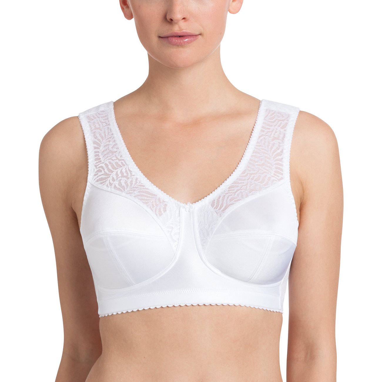 Anita Comfort Women's Non-Wired Support Bra 5419 | Wireless Full Coverage Bra for Everyday Wear | Size 34-50 B-F | Plus Size Support Bra for Work, Yoga & Lounge