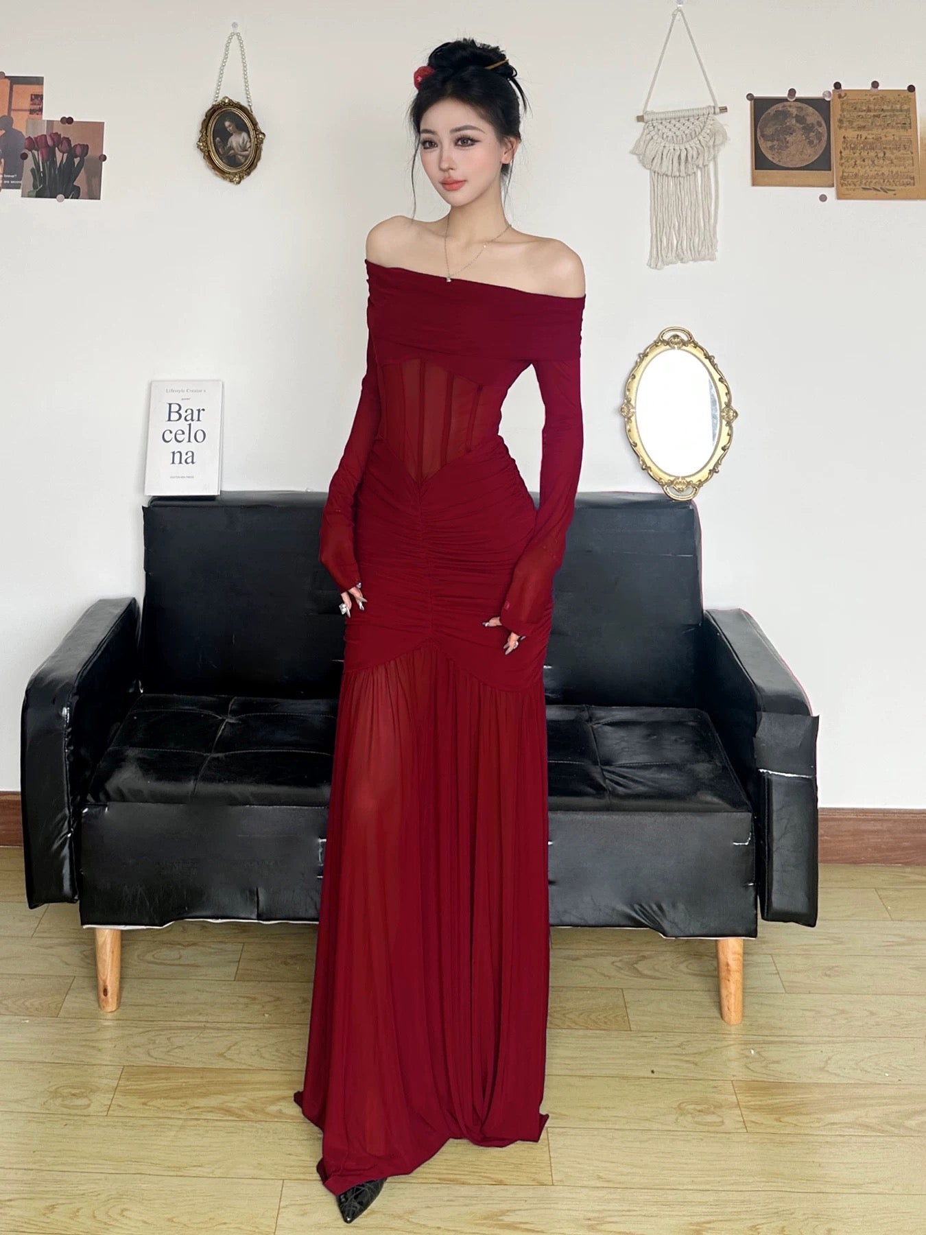 Elegant Off-the-Shoulder Purple Mermaid Prom Dress for Women - Formal Evening Gown J6166 | Perfect for Homecoming, Prom Night & Special Occasions