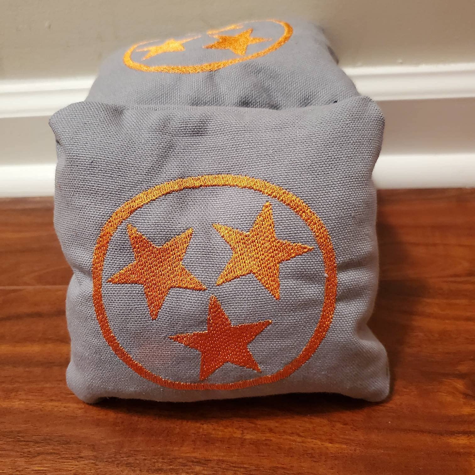Premium Tennessee TriStar Cornhole Bags Set of 8 - Regulation Weight & Size for Outdoor Games, Tailgating, and Backyard Fun