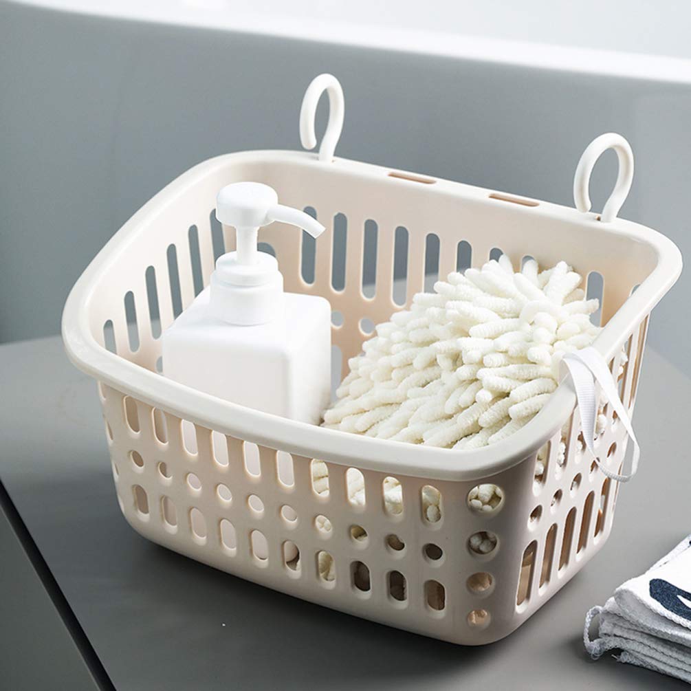 TOPBATHY Storage Container & Sundries Organizer - Hanging Home Storage Basket for Bathroom, Kitchen & Household Organization | Perfect for Organizing Toiletries, Cosmetics & Cleaning Supplies