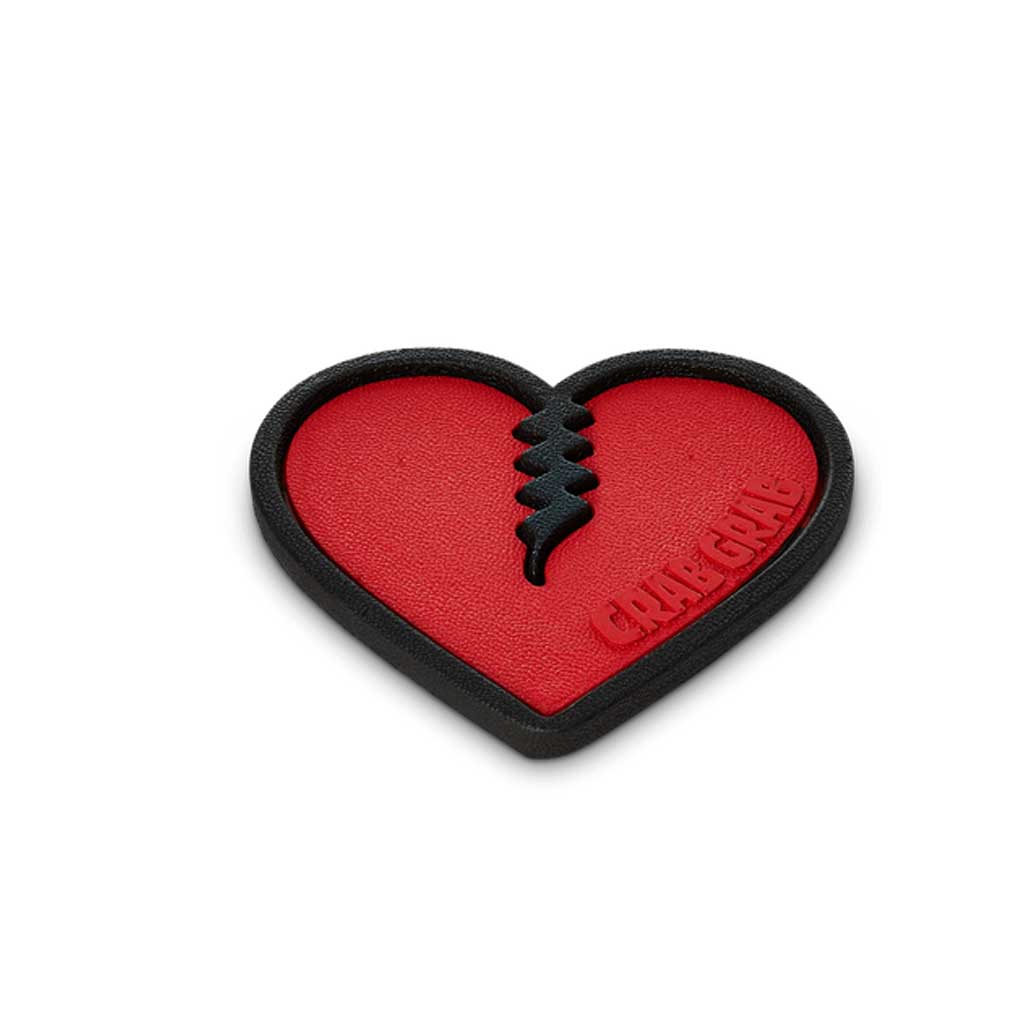 Crab Grab 21/22 Mega Heart Stomp Pad - Non-Slip Snowboard Traction Pad in Red - Perfect for Snowboarding & Winter Sports