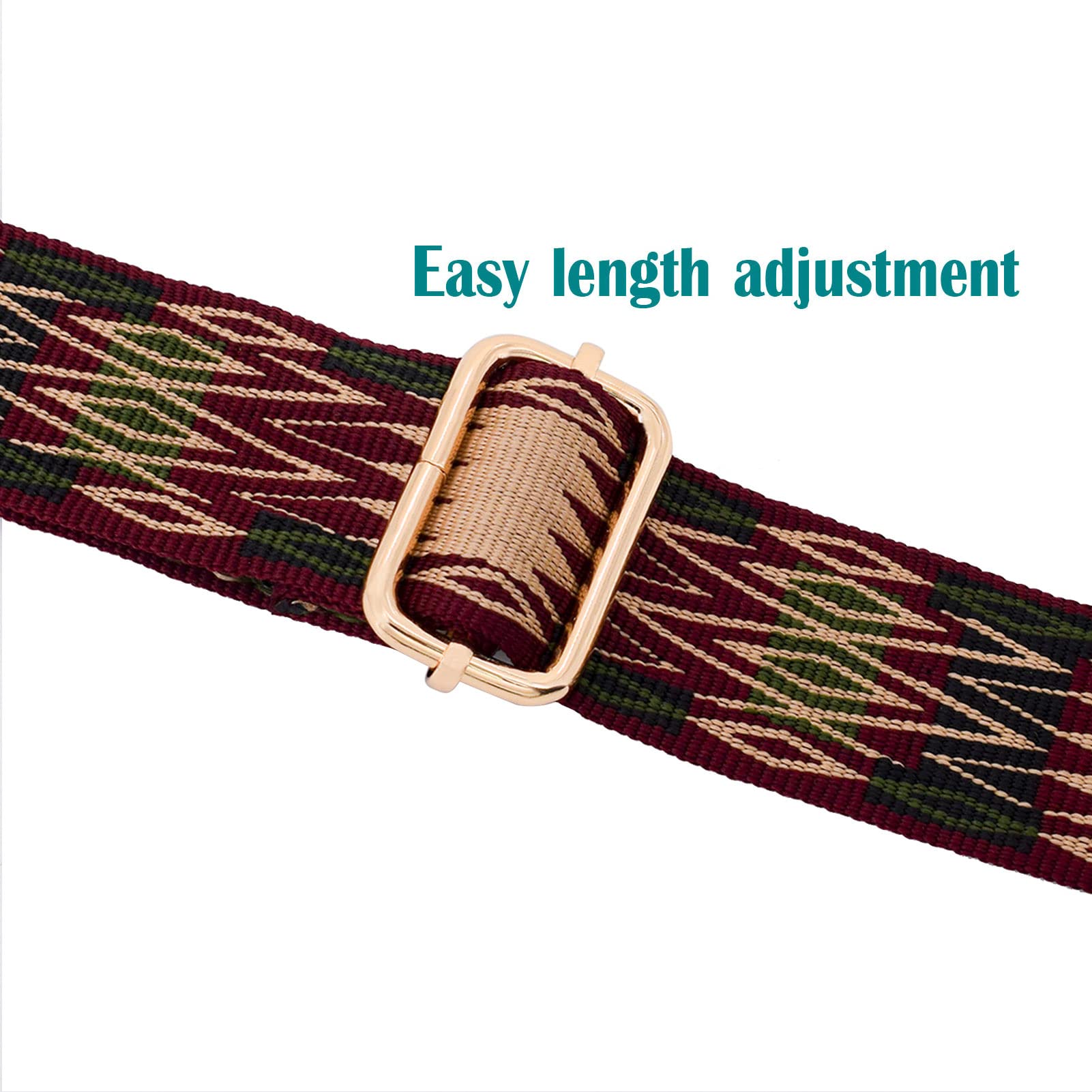 Premium Crossbody Bag Strap Replacement - Durable Metal Swivel Hook Shoulder Strap for Purses, Luggage & Guitars | Perfect for Travel, Music & Everyday Use