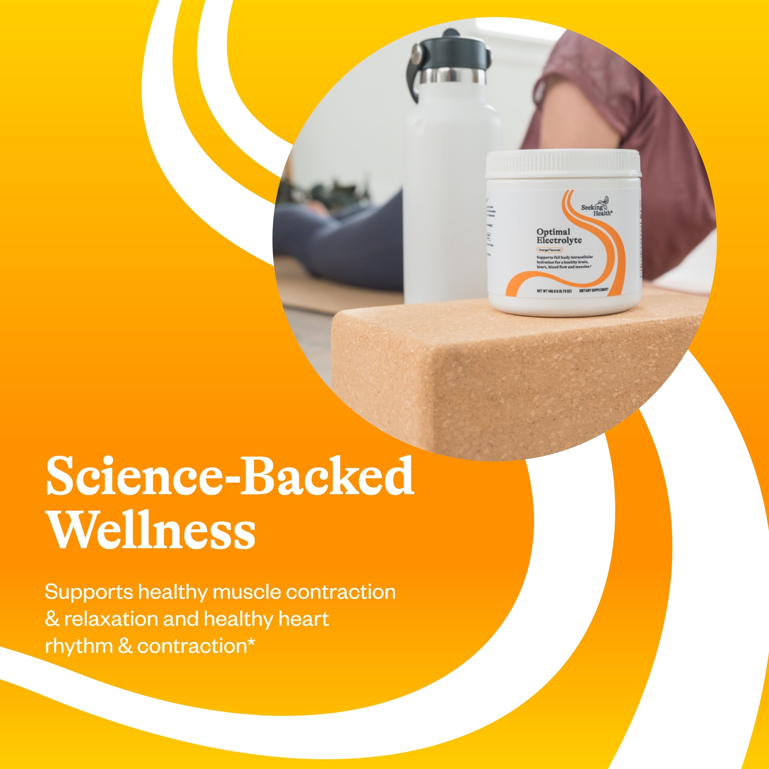 Optimal Electrolyte Powder - Orange Flavor | Vegan Energy & Hydration Support | Muscle Recovery & Endurance Booster | 30 Servings for Athletes, Workouts & Active Lifestyle