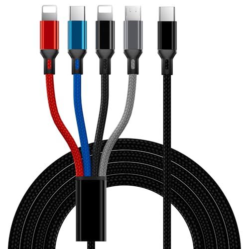 1 USB C to 4 ports: 2 iP+1 Micro USB+1 USB C