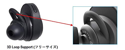 Audio-Technica ATH-CKR7TW True Wireless Bluetooth Earbuds with High-Fidelity Sound, Noise Isolation, 15-Hour Battery - Perfect for Gym, Commuting & Travel (Black)