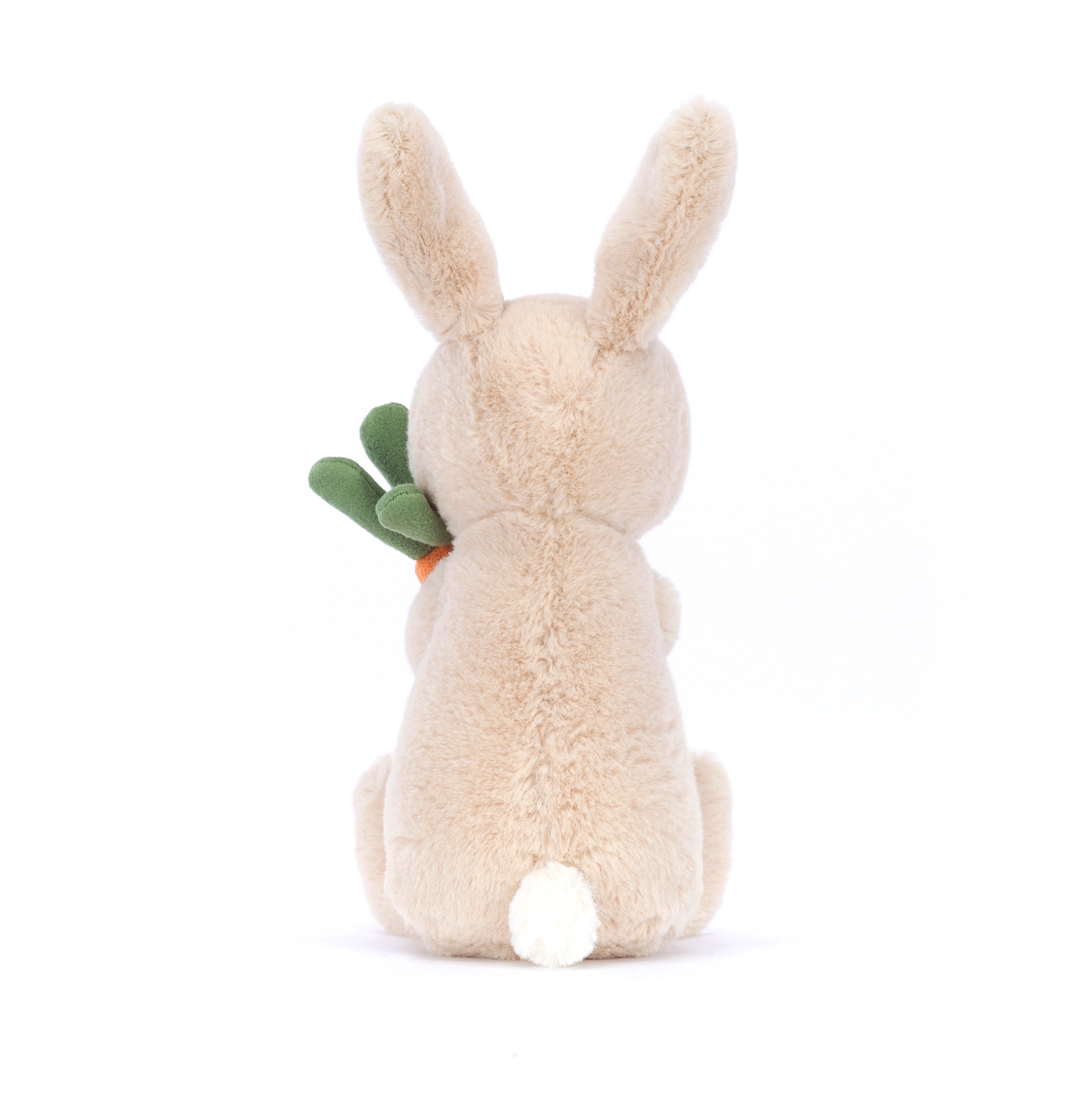 Bonnie Bunny Plush Toy with Carrot - Soft Stuffed Animal for Kids' Bedroom Decor, Easter Gift & Nursery Cuddling Companion