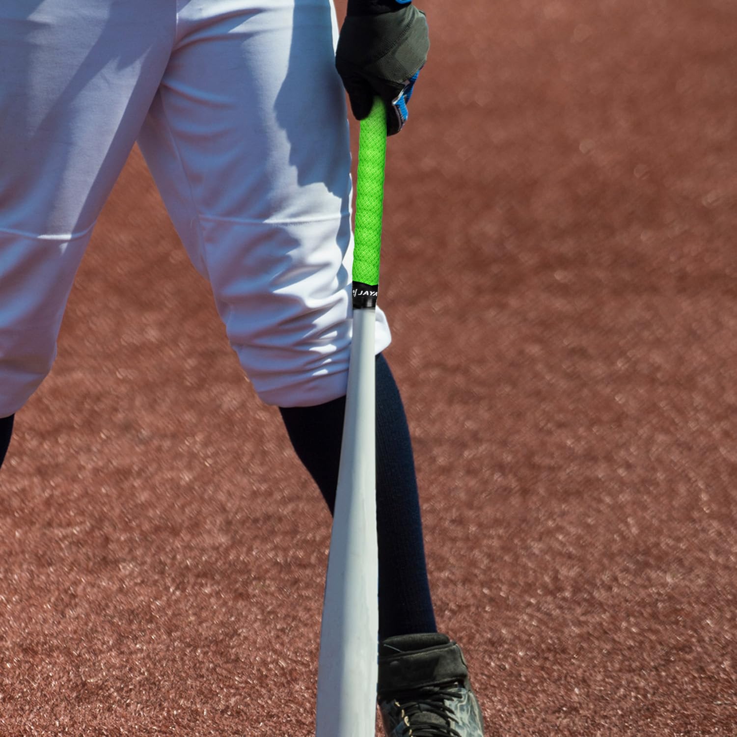 JAYA Bat Grip Tape - 1.2mm Anti-Slip Baseball Bat Handle Wrap with Full Adhesive Back (Set of 2) - Professional Batting Tape for Baseball, Softball & Cricket | Perfect for Enhanced Grip and Control During Games & Practice