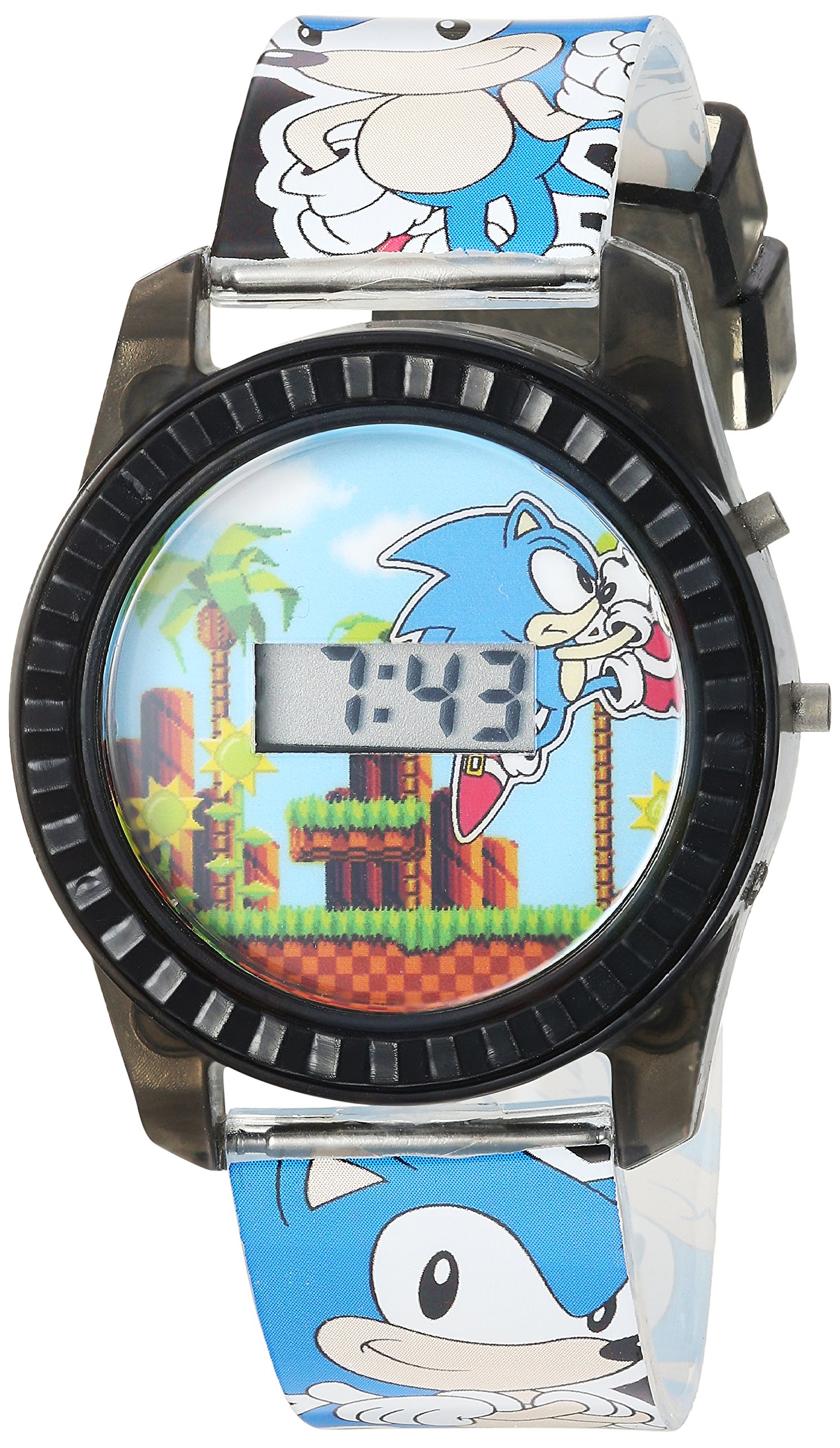 Sonic The Hedgehog Kids Digital Watch - SNC4008 Blue Quartz Display - Perfect for School, Play & Birthday Gifts