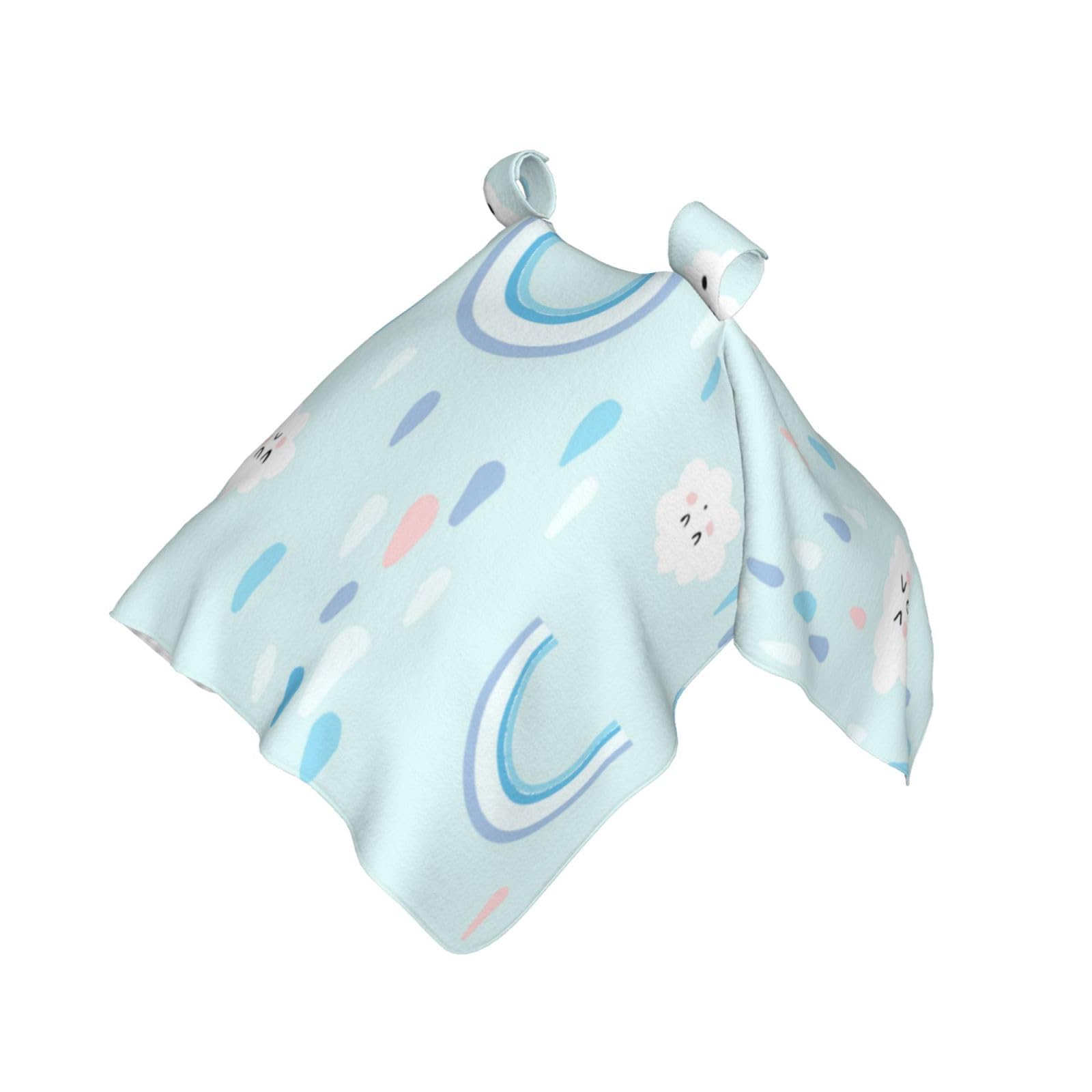 Peekaboo Opening Car Seat Cover for Babies & Infants - Breathable Clouds Rain Design Nursing Canopy - Perfect for Travel, Stroller & Car Safety