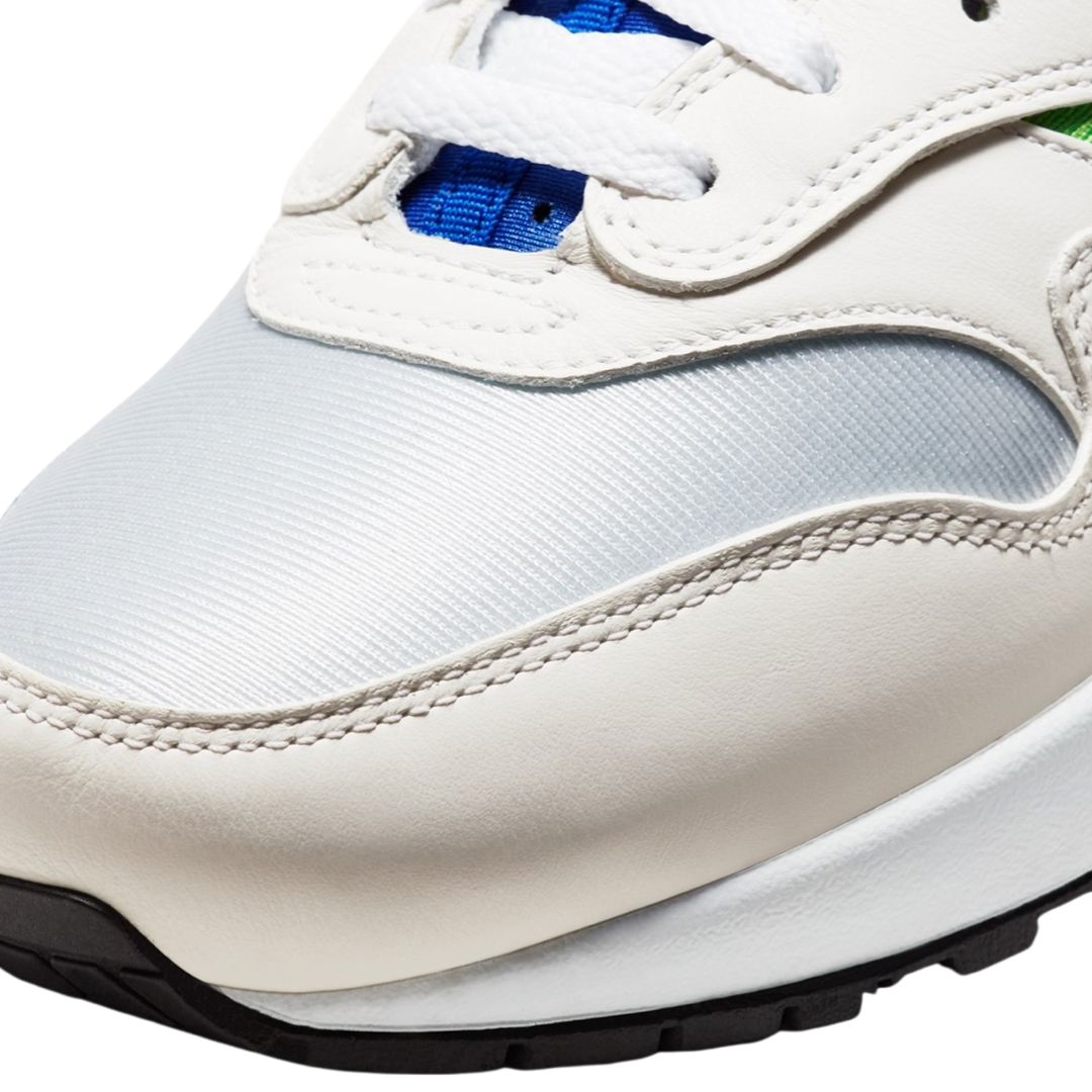 Nike Air Max 1 DNA CH 1 Sneakers - White Black Royal Blue Running Shoes for Men - Comfortable Athletic Shoes for Jogging, Gym & Casual Wear