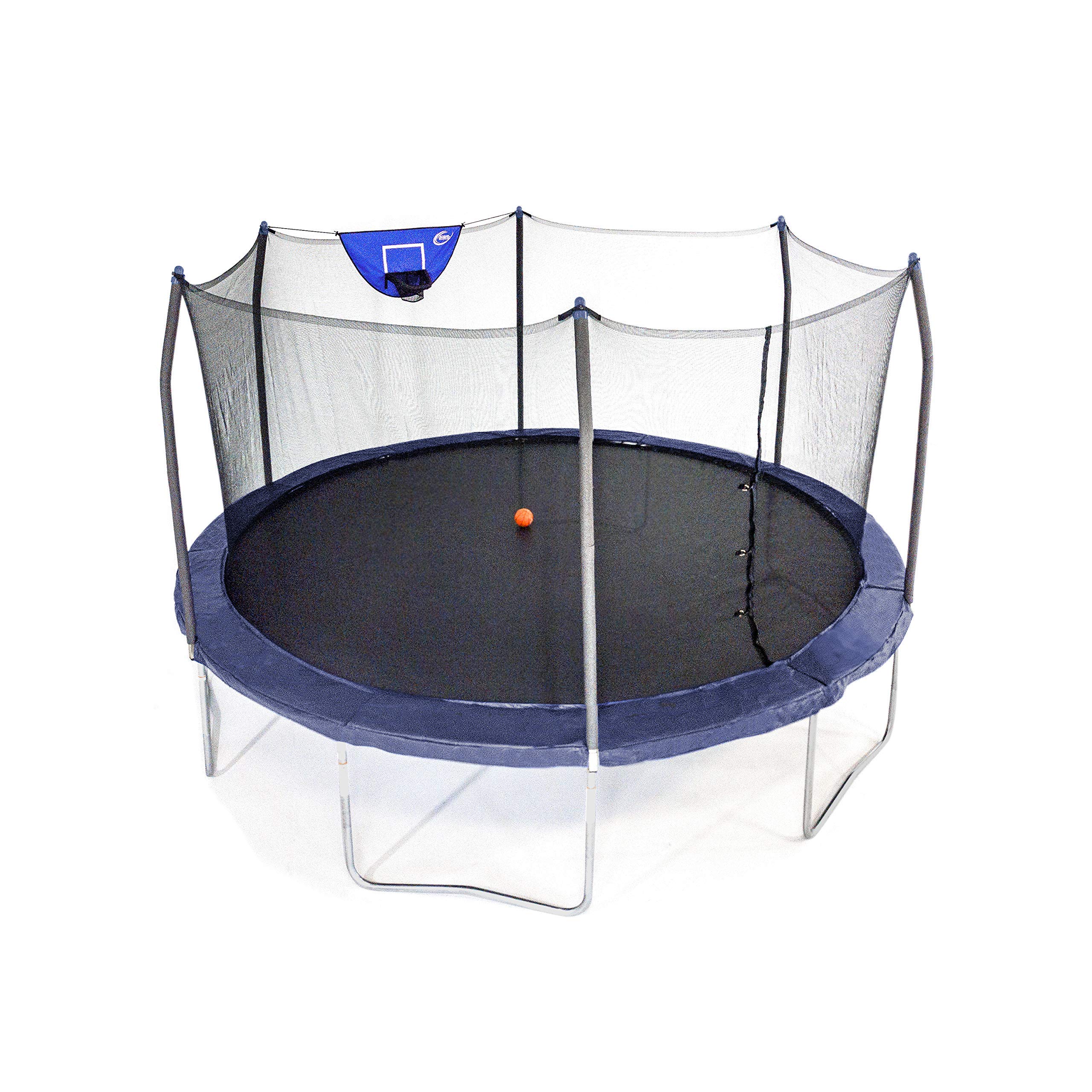 Skywalker Trampolines 15-Foot Round Trampoline with Enclosure - Box 2 of 2 | Outdoor Backyard Bounce for Kids & Adults | Perfect for Family Fun, Exercise & Birthday Parties