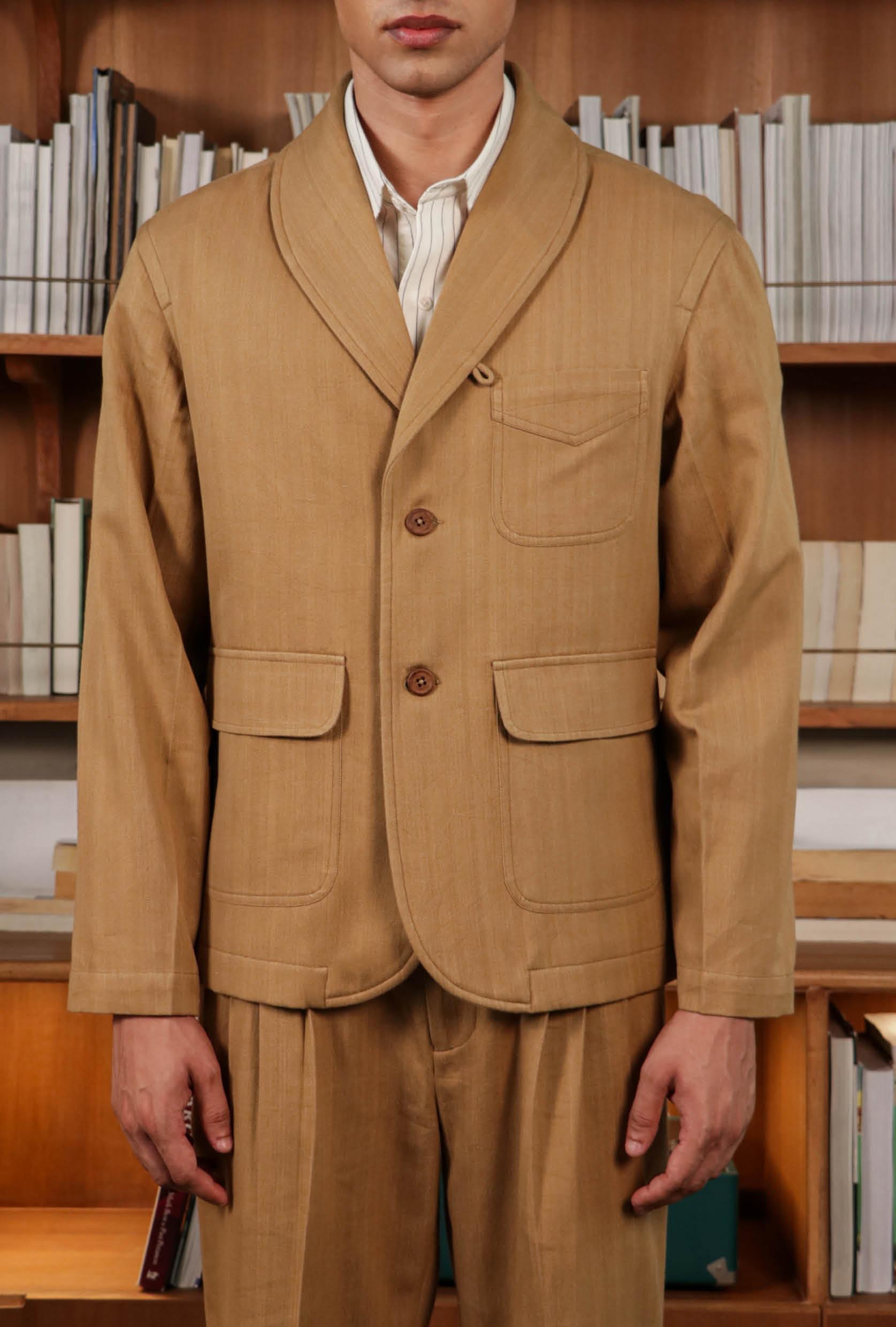 Halford Shawl Collar Blazer for Men - Stylish Formal Jacket for Business, Weddings & Special Occasions
