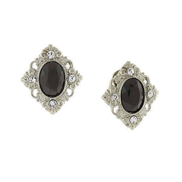 Silver Tone And Black