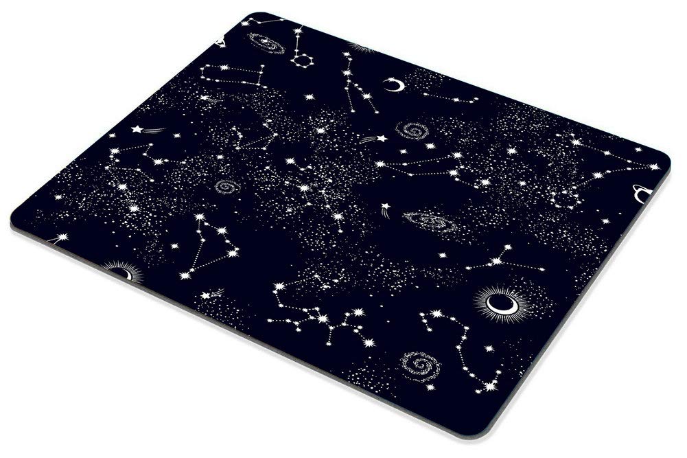 Galaxy Constellation Mouse Pad - Non-Slip Rubber Gaming & Office Desk Accessory with Space Star Design | Perfect for PC, Laptop, Workstation & Home Office Setup