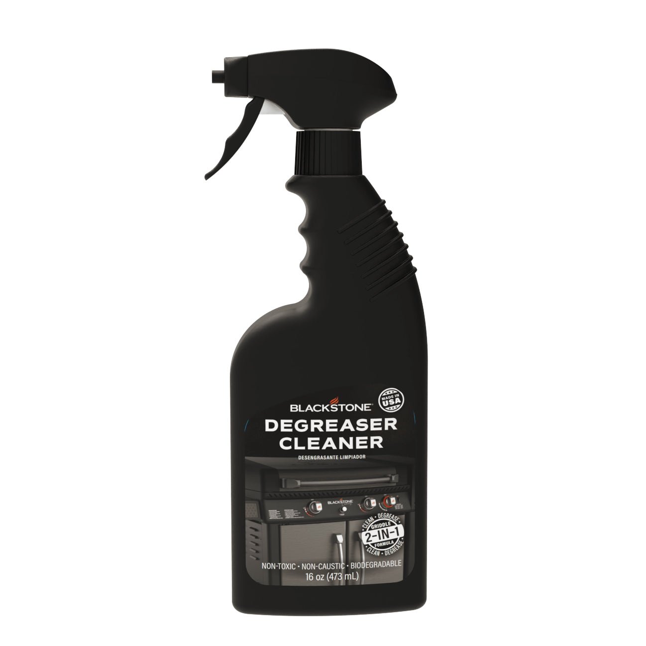 Powerful Degreaser Cleaner - Heavy Duty Kitchen & Garage Degreaser for Stove, Grill, Oven & Tools - Fast Acting Formula for Tough Grease & Oil Removal