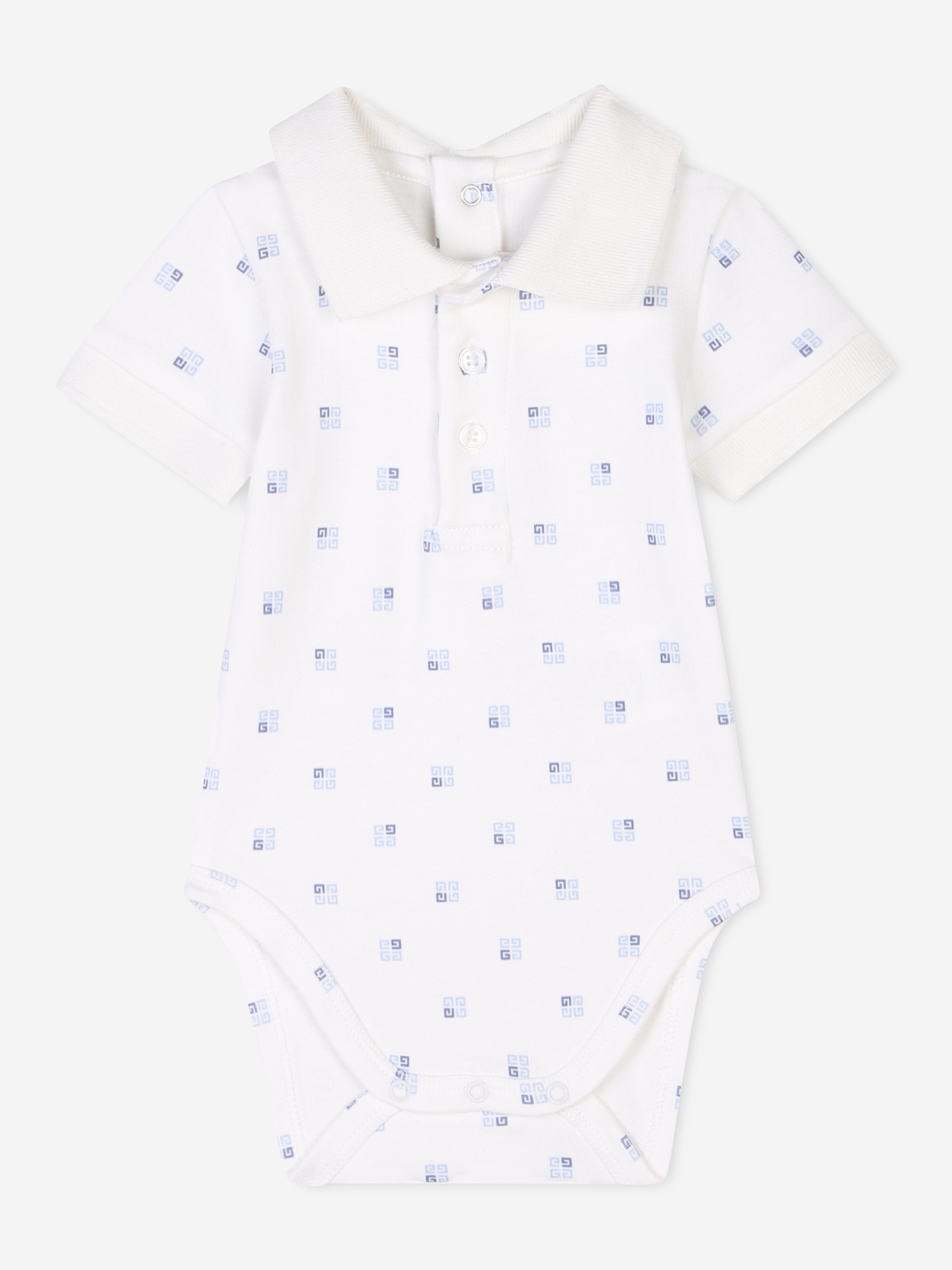 Adorable Baby Polo & Dungaree Set - Blue Cotton Outfit for Boys & Girls | Perfect for Playdates, Photoshoots & Everyday Wear