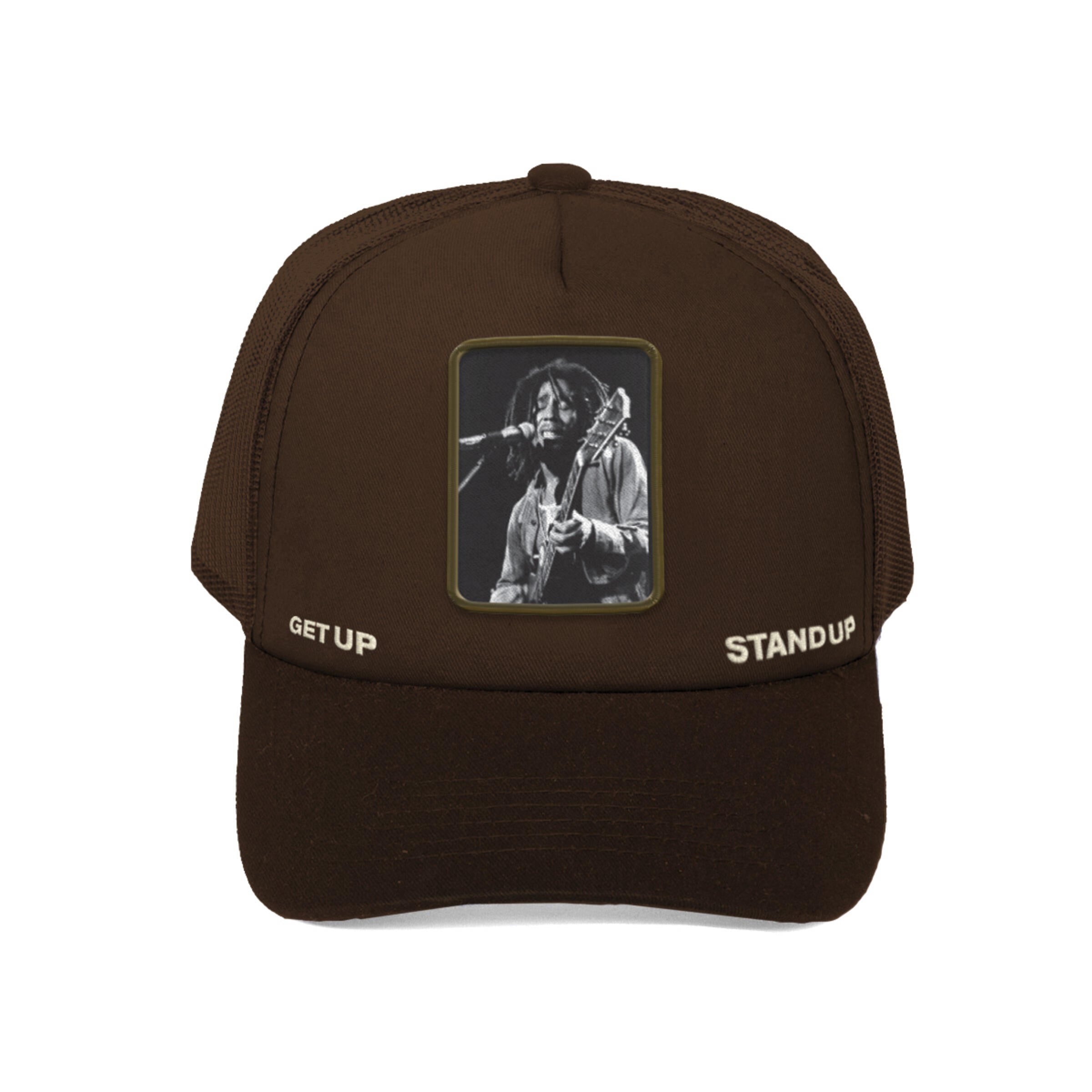 Primitive x Bob Marley Forever Trucker Hat - Vintage Style Snapback Cap for Men & Women - Perfect for Music Festivals, Concerts & Streetwear Fashion