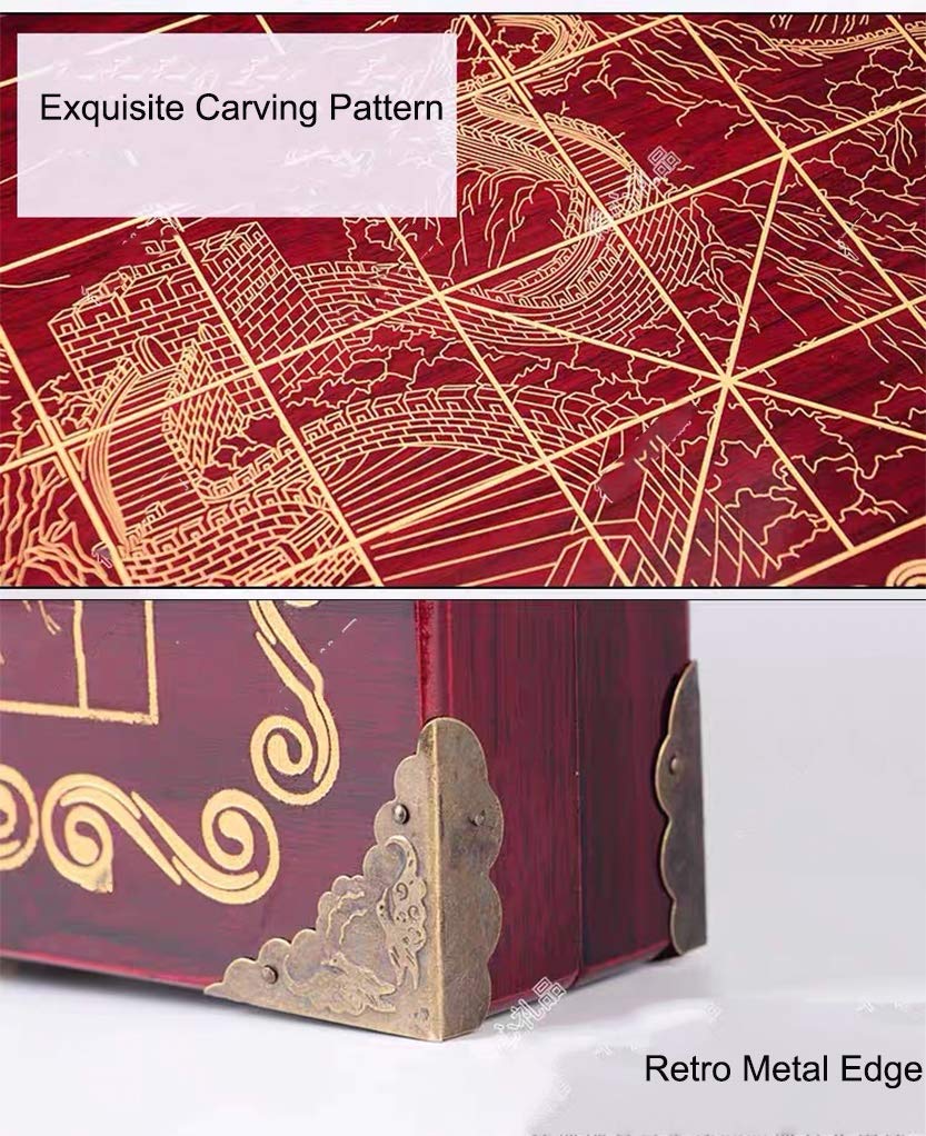 Premium Ebony Chinese Xiangqi Chess Set - 2 Player Strategy Board Game with Folding Board | Perfect for Travel, Gifts & Collectors | Enhance Your Game Nights & Cultural Experience