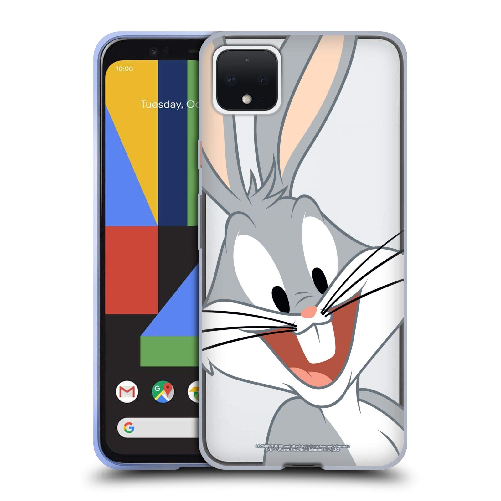 Looney Tunes Bugs Bunny Case for Google Pixel 4 XL - Soft Gel Cover for Daily Use