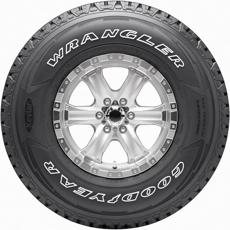 Goodyear Wrangler All-Terrain Adventure Kevlar Tire 265/70R18 - Off-Road, Mud, Snow & Highway Driving - Durable SUV & Truck Tires for Adventure & Daily Commute