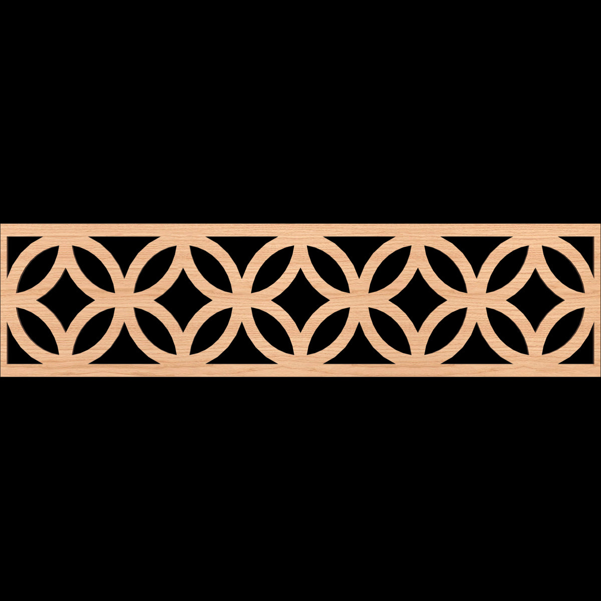 Crosby Fretwork Moulding - Decorative Wood Trim for Home & Furniture DIY Projects - Perfect for Cabinets, Doors, and Wall Accents