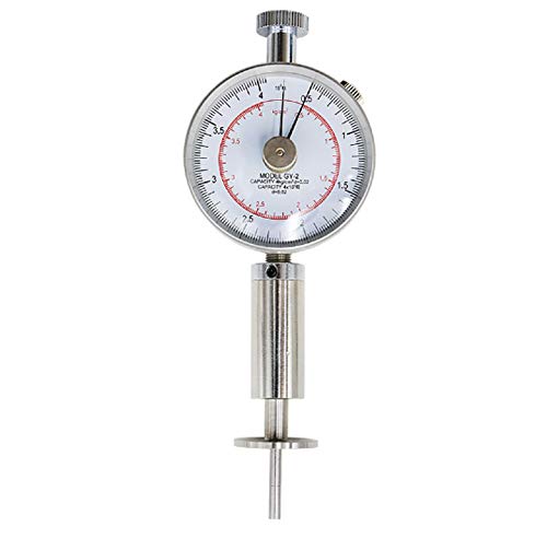 Premium Fruit Hardness Tester Penetrometer - Digital Sclerometer for Measuring Fruit Firmness (0.5-4kg/cm² Range, 3.5mm Pressure Head) - Ideal for Agriculture, Food Quality Control & Ripeness Testing