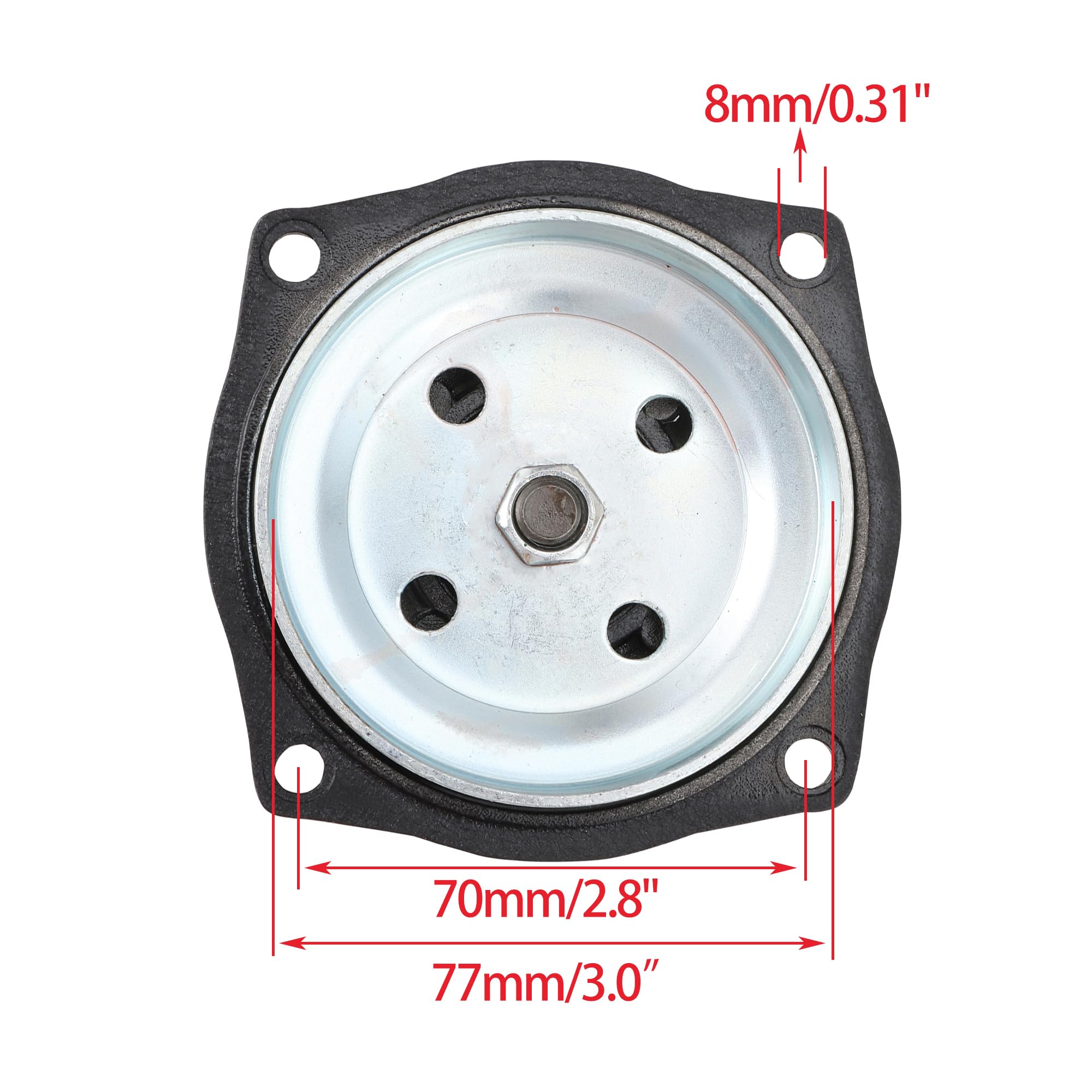 WOOSTAR 7 Teeth Heavy Duty Gearbox Clutch Drum Replacement for 47cc 49cc 2-Stroke Engines - Compatible with Mini Moto, Pocket Bike, ATV, 4 Wheeler, Go Kart & Scooter - Durable Off-Road & Racing Performance Upgrade