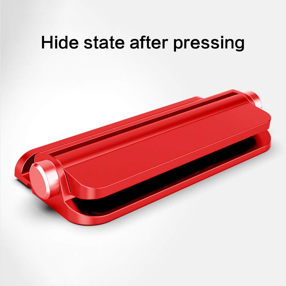 Temporary Parking Number Plate - Luminous Car Phone Mount Holder with Red Sticker for Easy Nighttime Parking | Perfect for Valet, Drive-Thru & Parking Lots