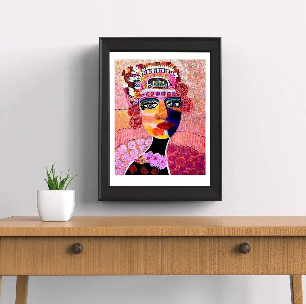 Empress Modern Art Print - Elegant Wall Decor for Living Room, Bedroom & Office | High-Quality Canvas Painting for Home & Office Decor