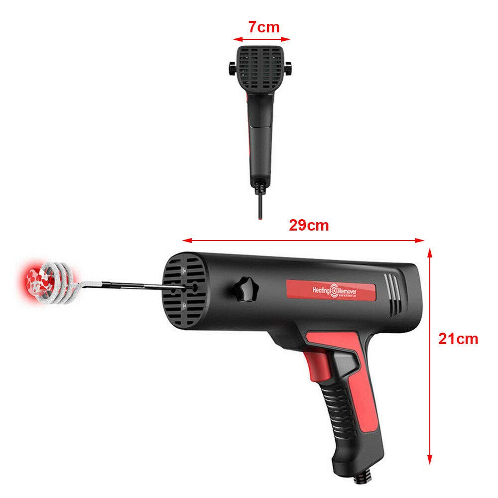 Magnetic Induction Heater Kit - 110V Flameless Heating Tool for Removing Rusted Bolts & Nuts | Perfect for Car, Truck & Automotive Repairs | Safe Bolt Removal Without Open Flame