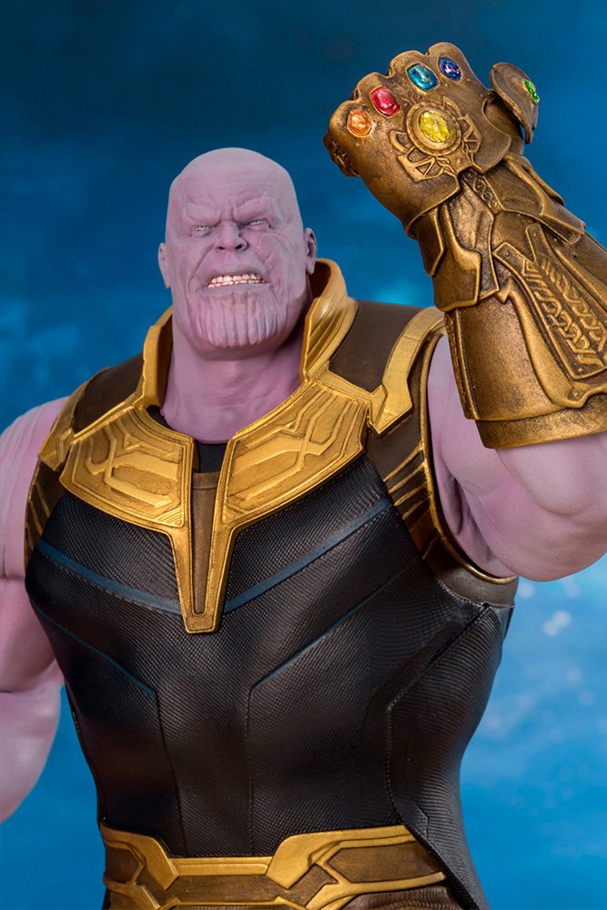 Kotobukiya Marvel Avengers Infinity War: Thanos 1/10 Scale ArtFX+ Statue - Premium Collectible Figure for Superhero Fans & Home Display