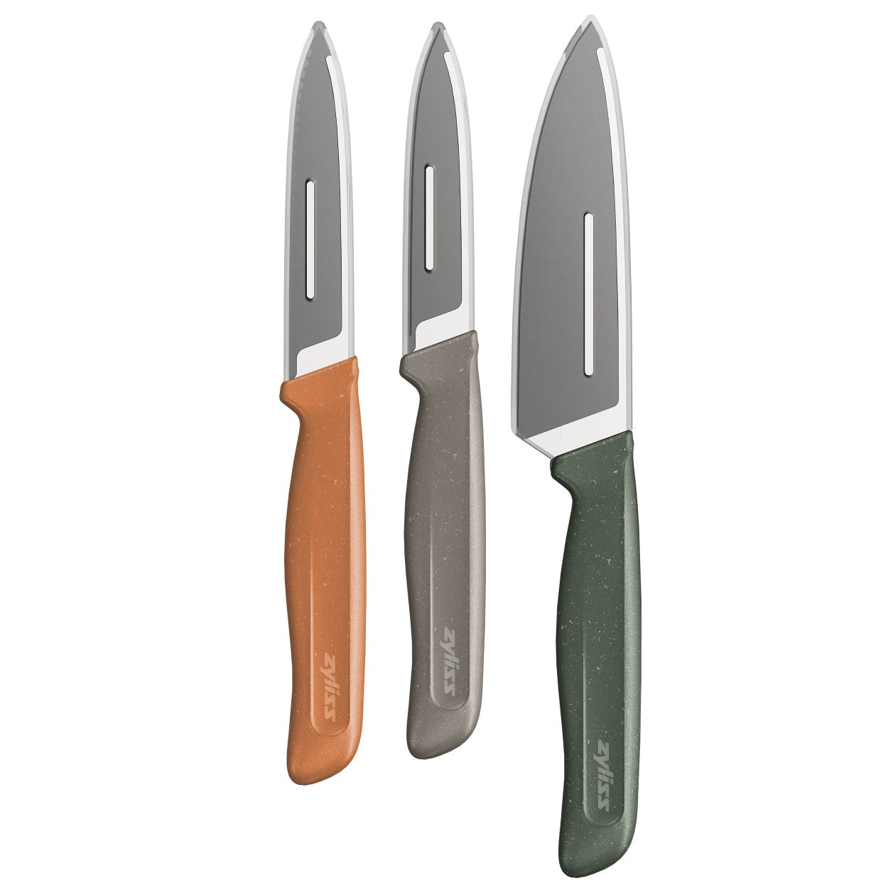 Zyliss 3-Piece Knife Set - Premium Stainless Steel Kitchen Knives for Slicing, Dicing & Chopping | Perfect for Home Cooking, Meal Prep & Professional Chefs