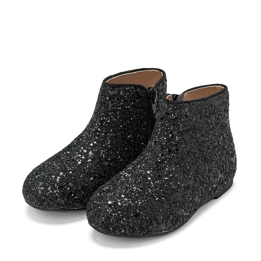 Chiara Glitter Black Heels - Elegant Women's Party Shoes for Evening Events, Weddings & Special Occasions