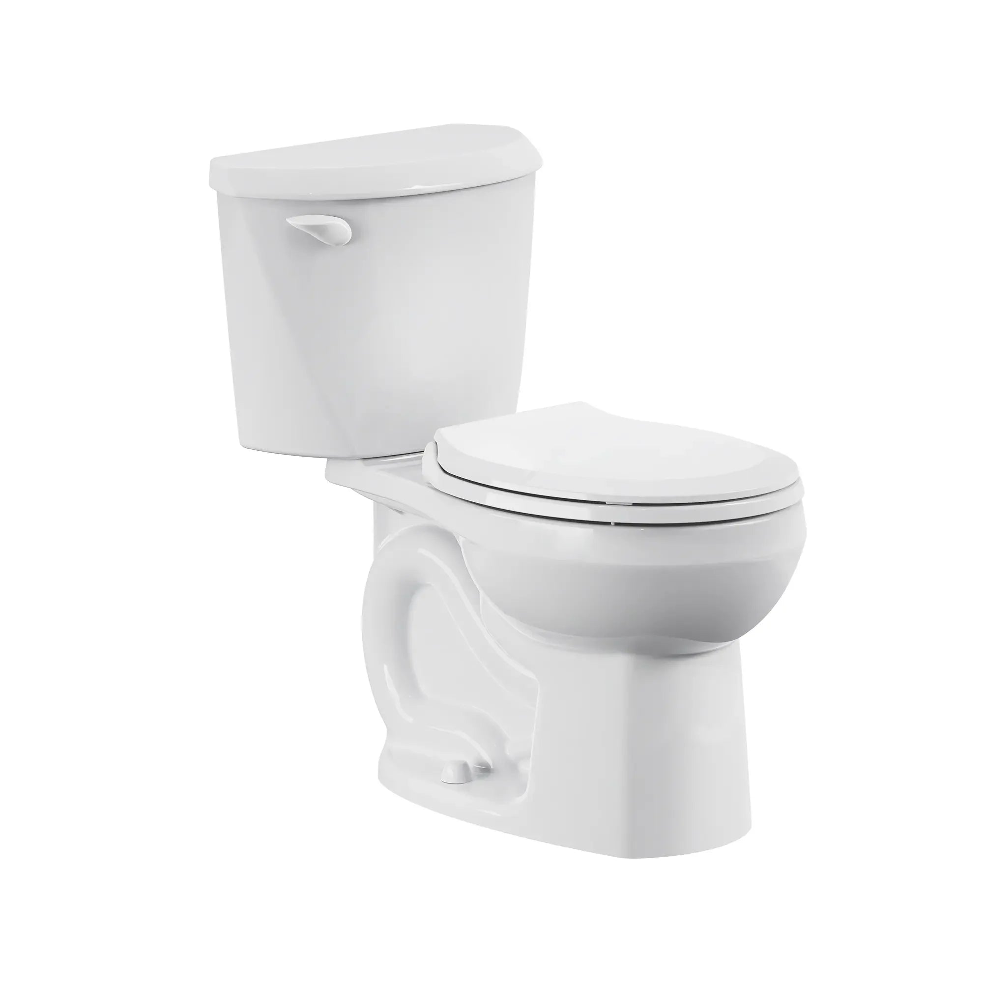 Colony® 3 Two-Piece 1.28 GPF/4.8 LPF Standard Height Round Front Toilet with Seat & Wax Ring - Water-Efficient Bathroom Toilet for Small Spaces & Modern Homes