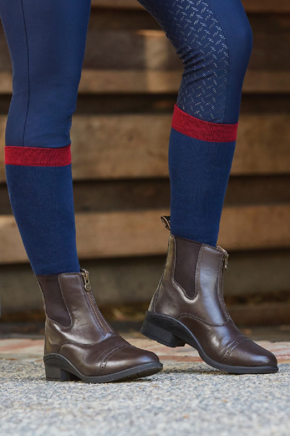Dublin Children's Altitude Zip Paddock Boots - Kids Equestrian Riding Boots for Horseback Riding & Stable Work - Perfect for Young Riders & Horse Shows