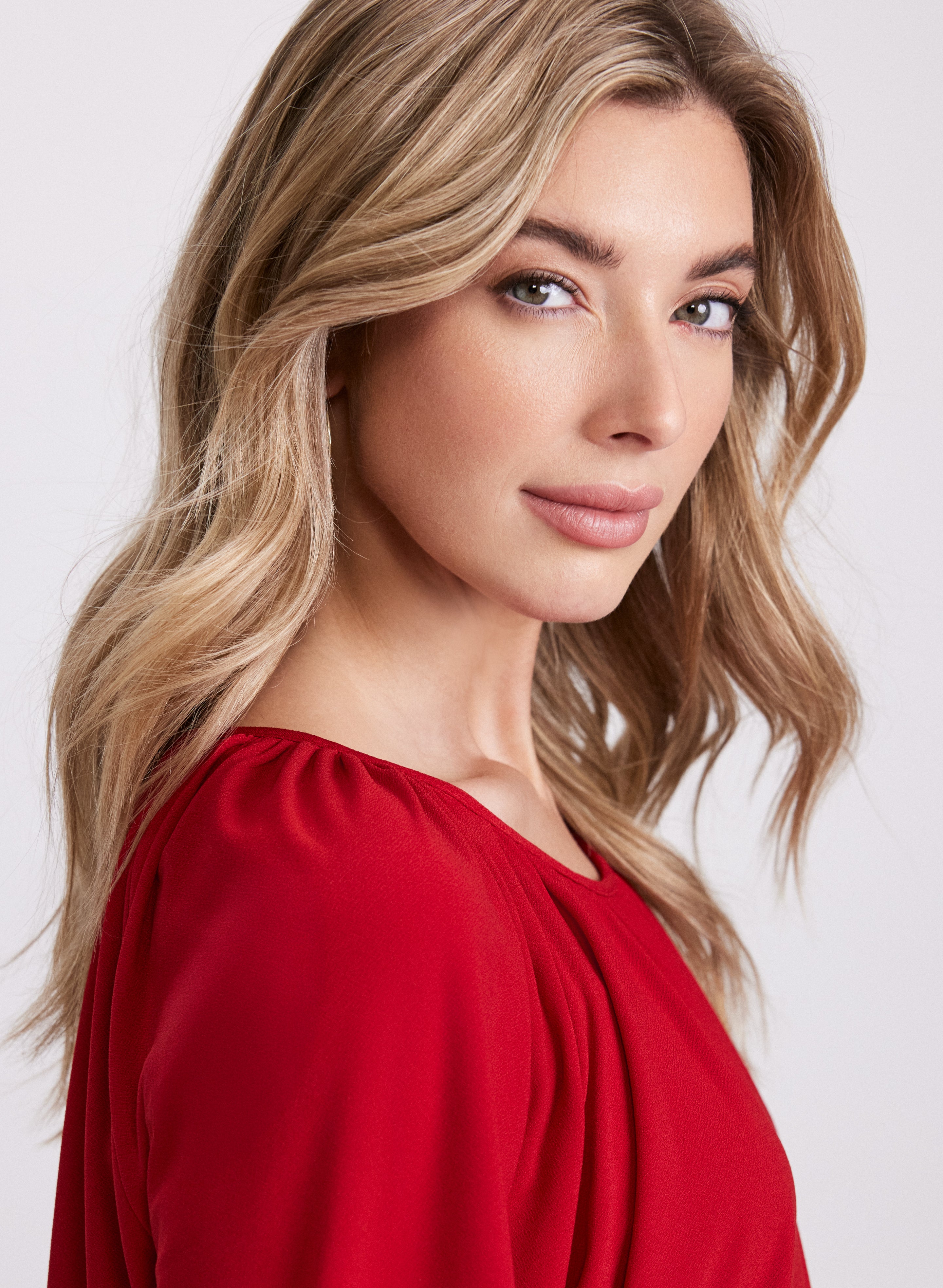 Elegant Balloon Sleeve Blouse for Women - Trendy Puff Sleeve Tops for Casual & Party Wear | Perfect for Date Night, Office & Special Occasions