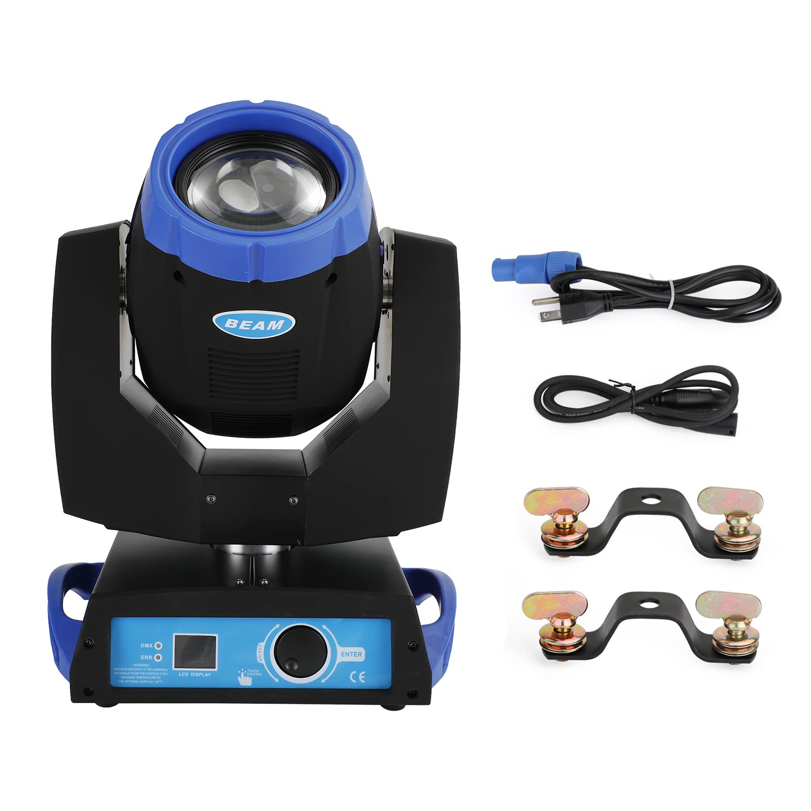 Topteng 7R 230W Beam Sharpy Moving Head Light with 17 Gobos RGBW & 8 Prism Effects - 360° Rotation, Strobe, 16CH DMX512 Control for Concerts, Clubs, DJ Shows, Weddings & Stage Performances | Professional DJ Lighting Equipment for Dynamic Stage Effects
