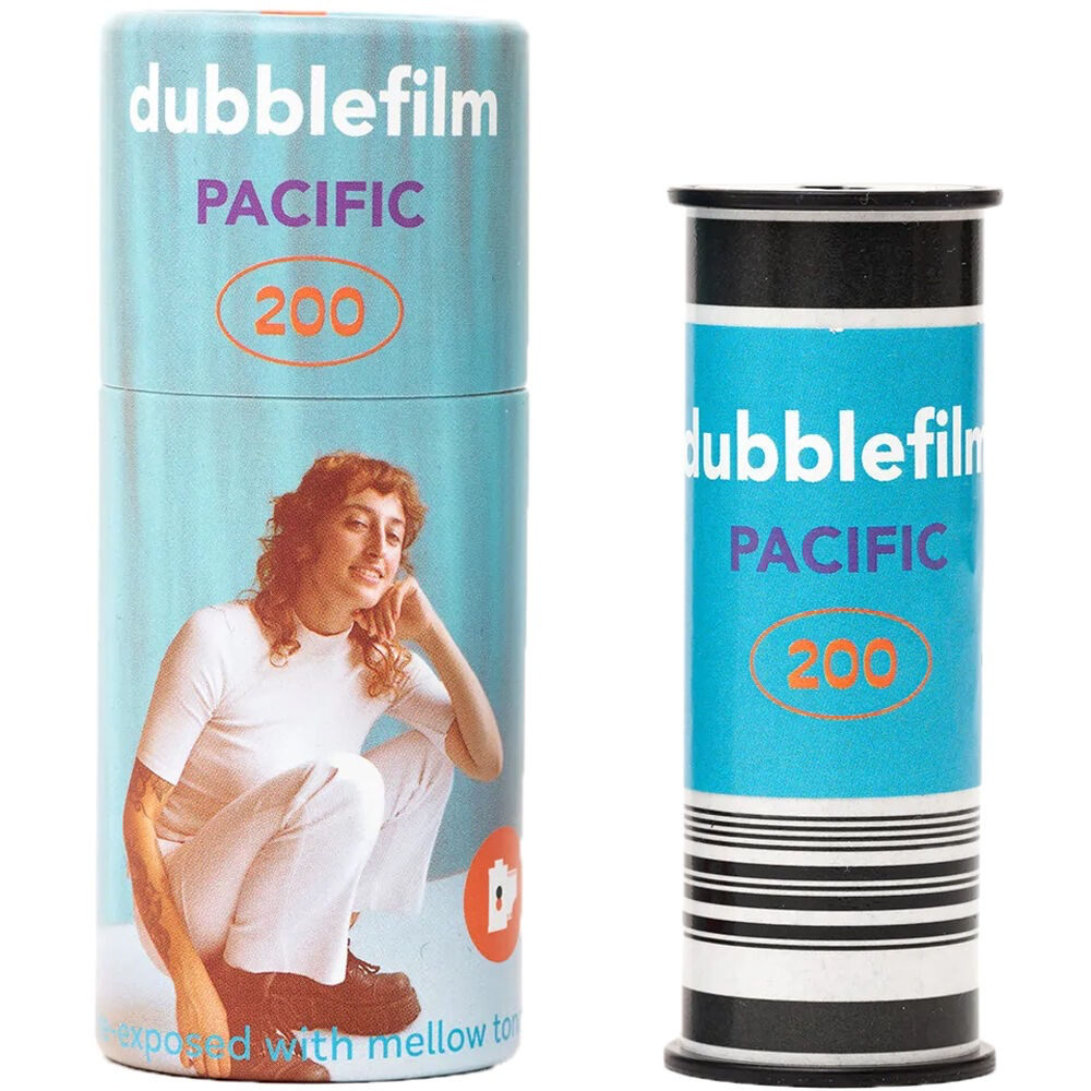 Dubblefilm Pacific 200 Color Negative Film 120 Roll - Medium Format Film for Vintage Photography, Landscape & Portrait Shooting