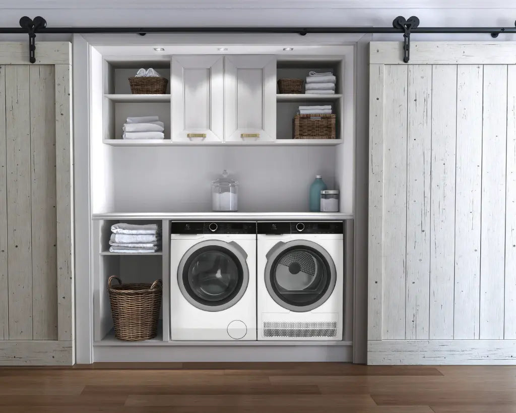 Electrolux 24 Inch Compact Ventless Electric Clothes Dryer in White - ELFE4222AW | Perfect for Apartments, Small Spaces & Energy-Efficient Laundry