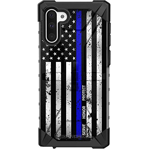 Serve, Honor, Protect - Thin Blue Line US Flag