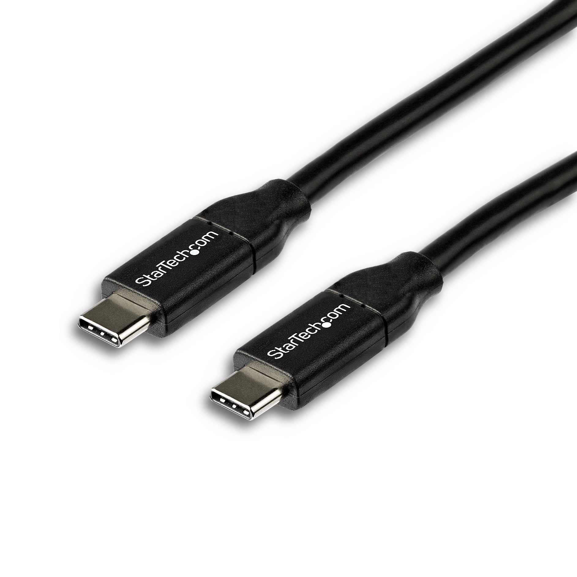 StarTech.com USB C to USB C Cable 6ft/2m - 5A Power Delivery, USB 2.0, USB-IF Certified - Fast Charging Cable for MacBook Pro, iPad Pro, Galaxy S23 - Perfect for Home, Office & Travel Charging