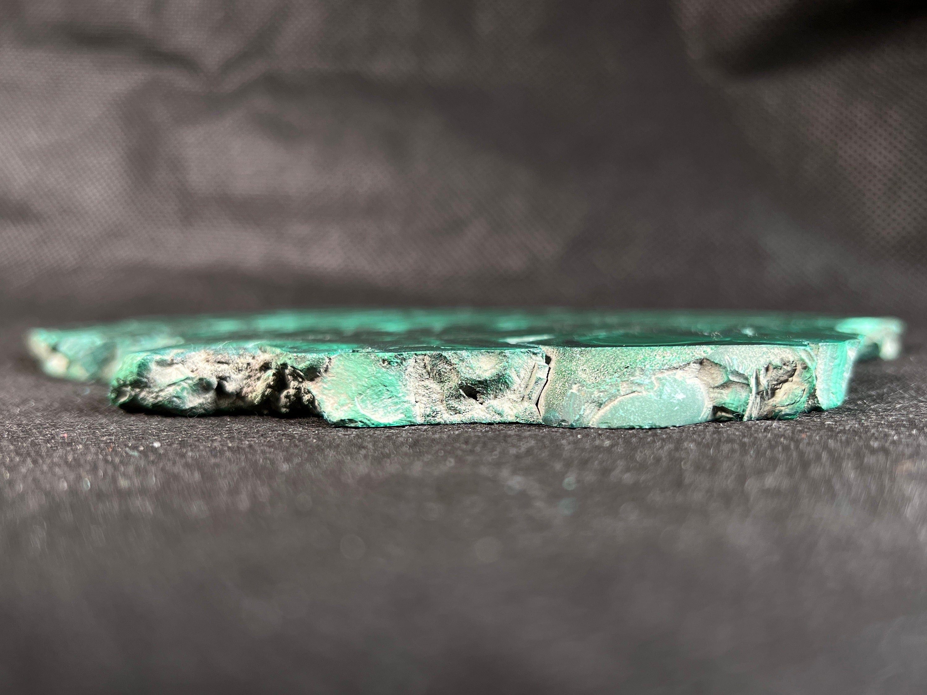 Natural Green Malachite Crystal Slab - Premium Stone for Jewelry Making, Unique Handcrafted Gift, Elegant Home Decor | Perfect for DIY Crafts, Healing Crystals Collection & Spiritual Decorations