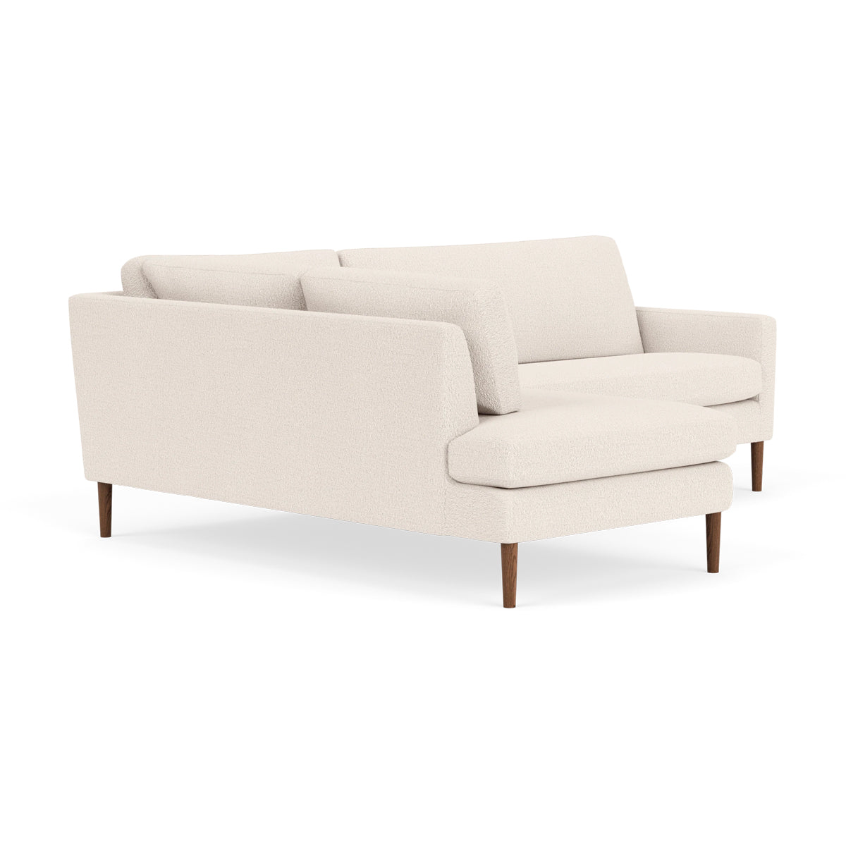 Astha Boucle Left Corner Sofa - Modern L-Shaped Sectional Couch for Living Room, Lounge & Office - Soft Fabric Upholstery, Comfortable Seating for Home Decor