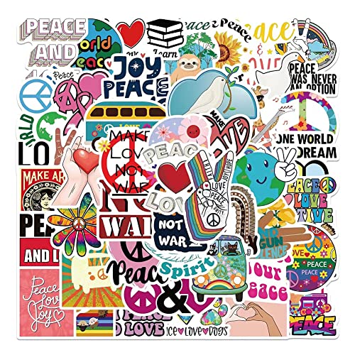Love World Peace Stickers