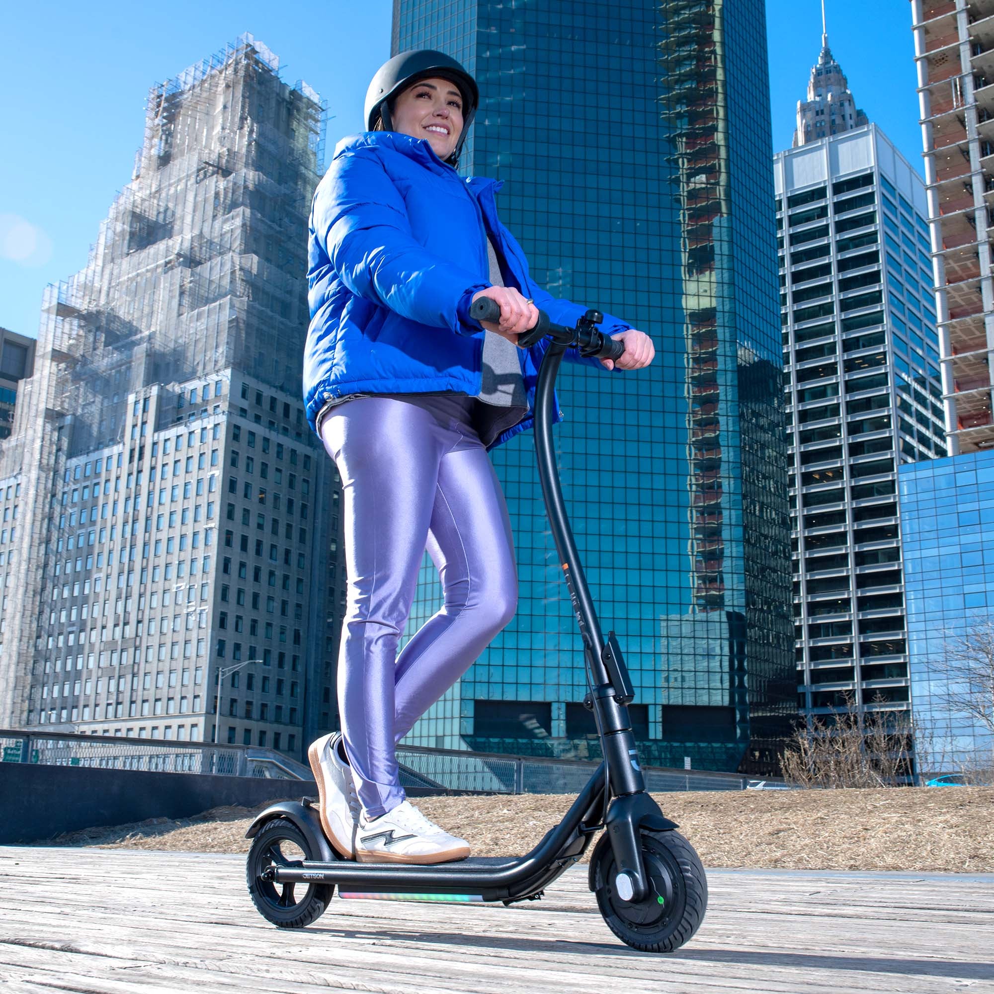 Ember Electric Scooter for Adults - 500W Motor, 18.6 MPH, 15.5 Mile Range - Foldable Commuter E-Scooter for Urban Travel, Campus, Last-Mile Transportation