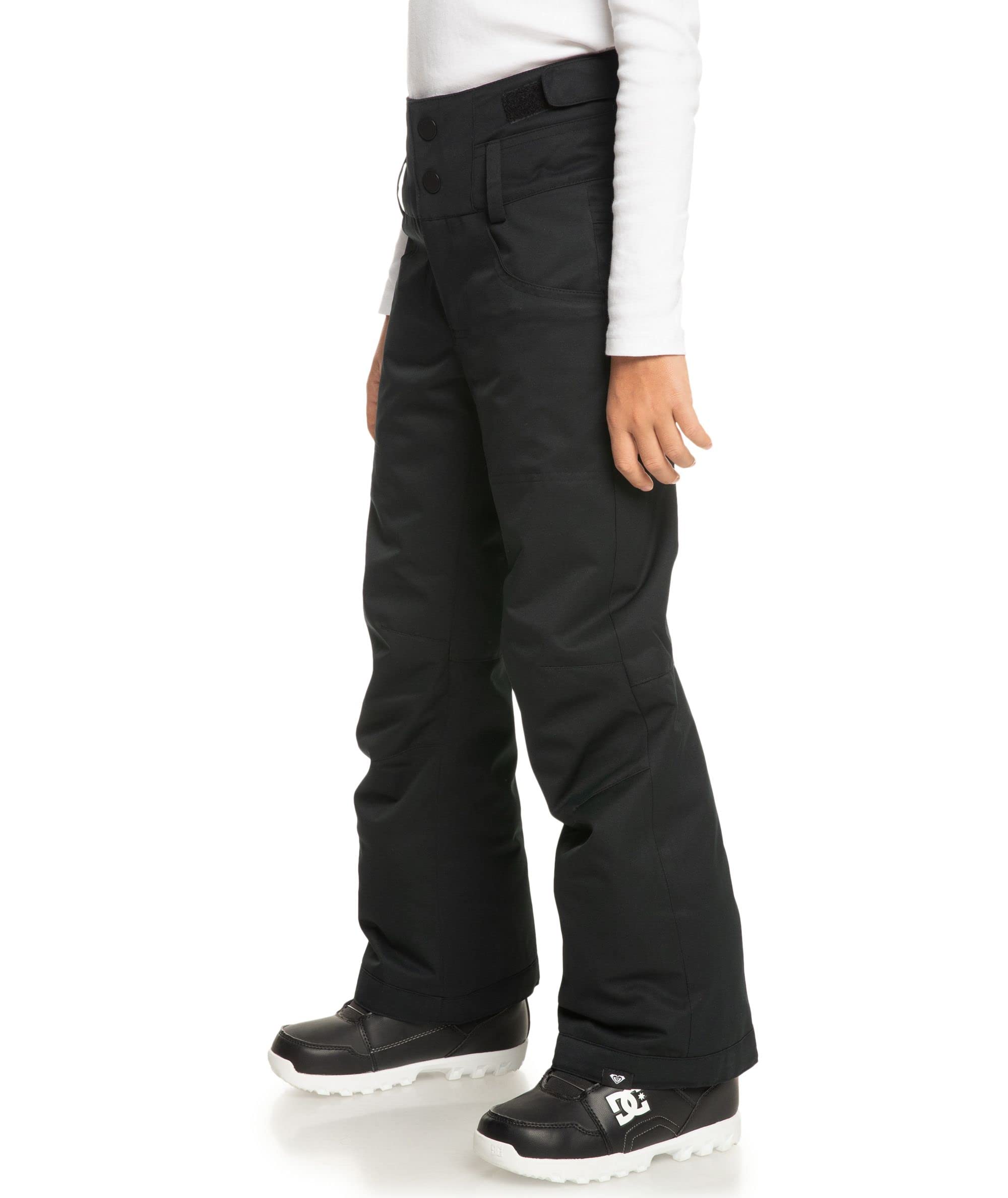 Roxy Girls' Waterproof Snow Pants with DryFlight Technology - Warm Winter Ski Pants for Snowboarding & Outdoor Activities