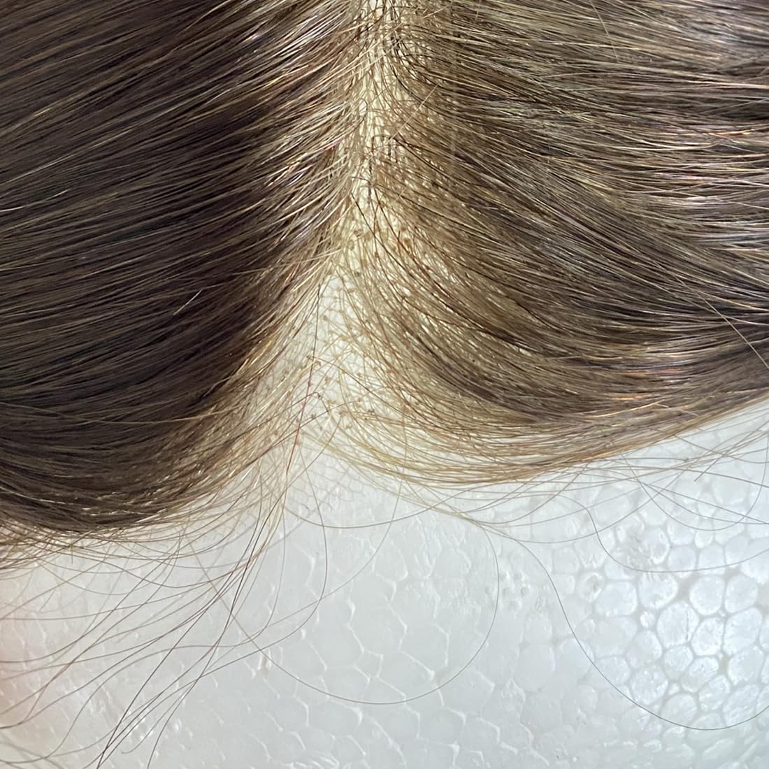 Dark Brown Human Hair Toupee for Men - #3 Lace Front Hair System | Natural Look for Thinning Hair & Baldness | Perfect for Daily Wear, Parties & Special Events