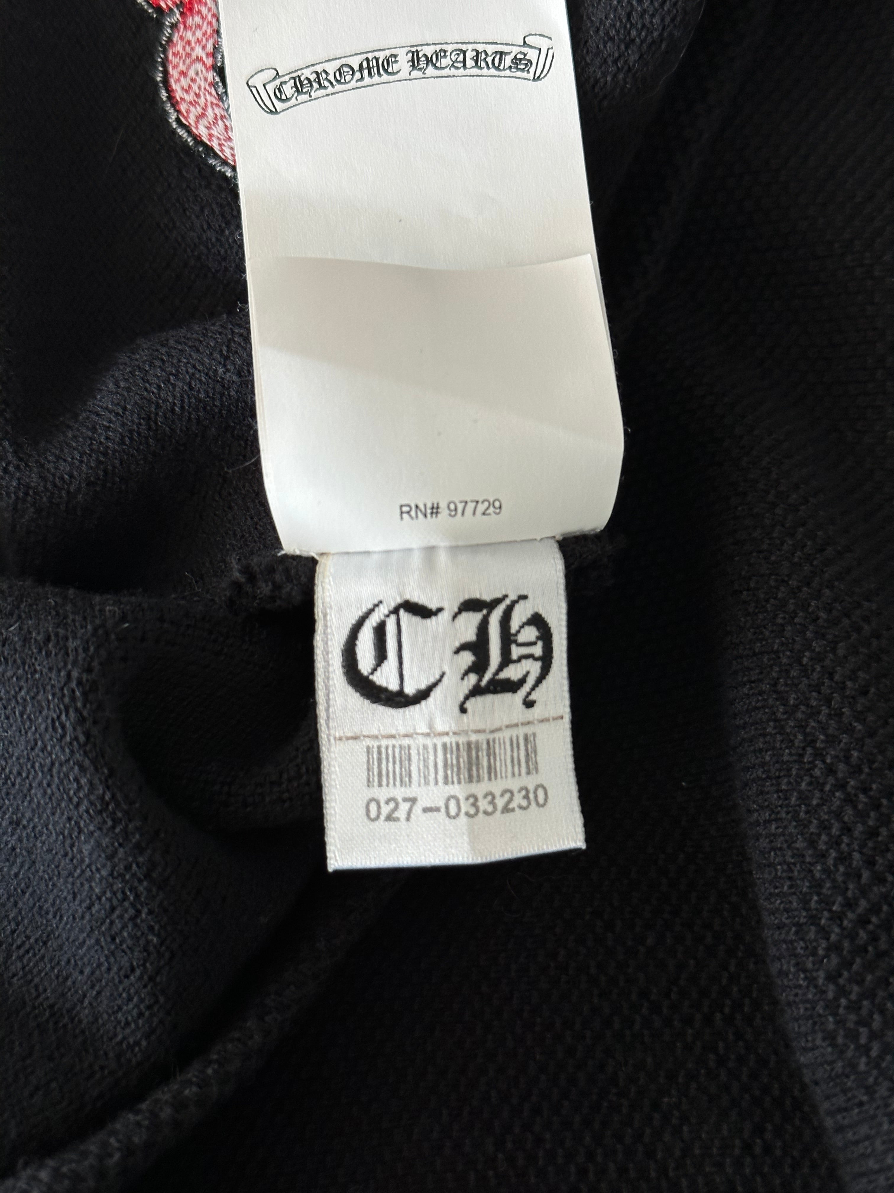 Chrome Hearts Matty Black Chomper Polo T-Shirt for Men | Premium Cotton Streetwear | Perfect for Casual Outings & Nightlife